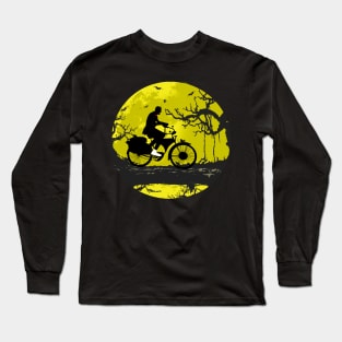 Pee wee Ride bike in the dark night Long Sleeve T-Shirt